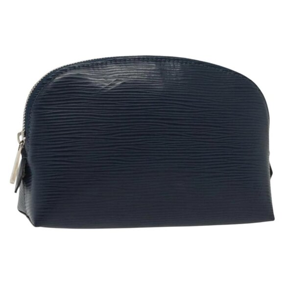 LOUIS VUITTON Epi Pochette Cosmetic PM Cosmetic Pouch Safir M40638 Auth 139028 - Picture 1 of 16